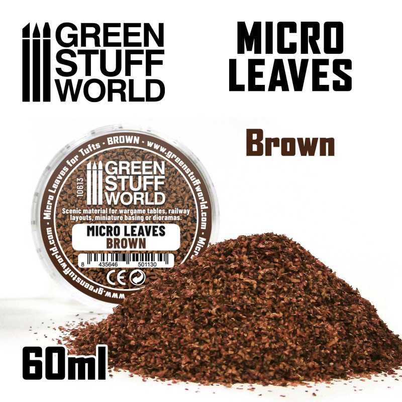 MICRO HOJAS - Mix marrón Hojas Modelismo