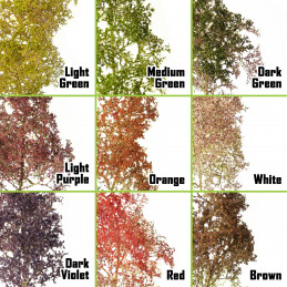 Micro Leaves - Dark Green Mix | Miniature leaves