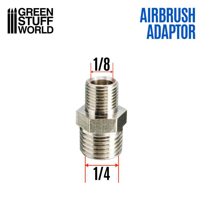 Airbrush-Gewindeadapter 1/4 "bis 1/8"