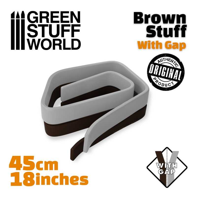 Brown Stuff Tape 18 inches WITH GAP | Brown Stuff putty