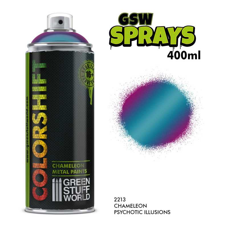 Pintura Camaleon Spray - PSYCHOTIC ILLUSIONS 400ml Spray Colorshift Camaleon
