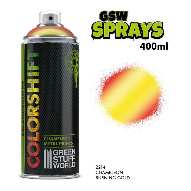 SPRAY Caméléon BURNING GOLD 400ml | Peinture Cameleon en Bombe