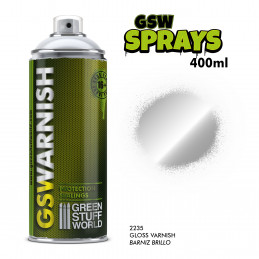 Vernis Brillant en SPRAY 400ml | Spray - Peintures en Aérosol