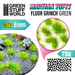 Martian Fluor Tufts - FLUOR GRINCH GREEN | Martian Fluor Tufts