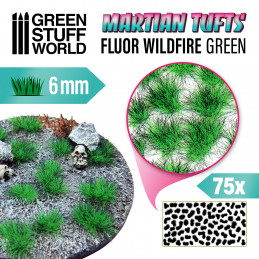 Ciuffi Erba Alien - FLUOR WILDFIRE GREEN | Ciuffi Erba Marciane Fluor