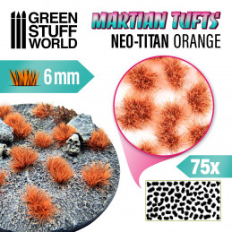 Marsgrasbüschel - NEO-TITAN ORANGE | Fluoreszierenden Mars-Büschel