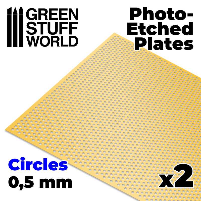 Photo-etched Plates - Small Circles | Photo etch Mesh Plates Photo-etched Plates - Small Circles | Photo etch Mesh Plates
