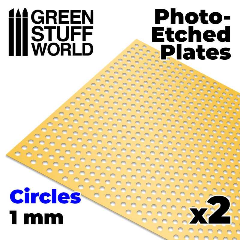 Photo-etched Plates - Large Circles | Photo etch Mesh Plates