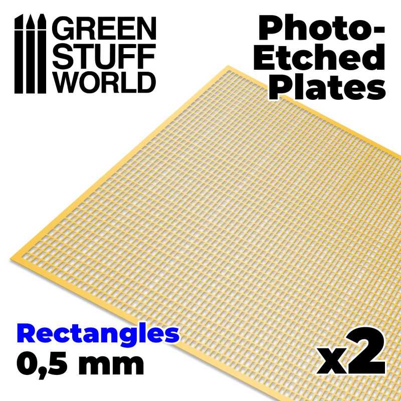 Photo-etched Plates - Small Rectangles | Photo etch Mesh Plates