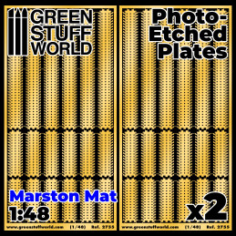 Plaques de Photogravées - MARSTON MATS 1/48 | Photodécoupe Marston Mats