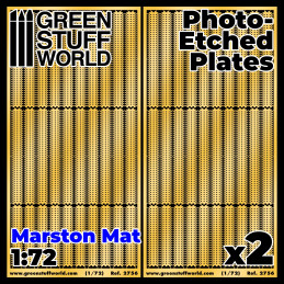 Plaques de Photogravées - MARSTON MATS 1/72 | Photodécoupe Marston Mats