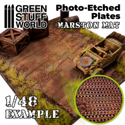 Plaques de Photogravées - MARSTON MATS 1/48 | Photodécoupe Marston Mats