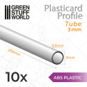 Perfil Plasticard TUBO 3mm