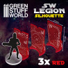 SW Legion Silhouette - Rot