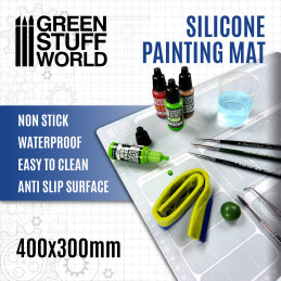 Silicone Painting Mat 400x300mm | Miniature Painting Mat