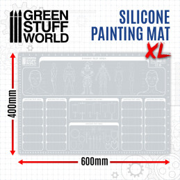 Silicone Painting Mat 600x400mm | Miniature Painting Mat