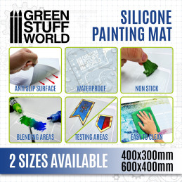 Silicone Painting Mat 600x400mm | Painting Mats
