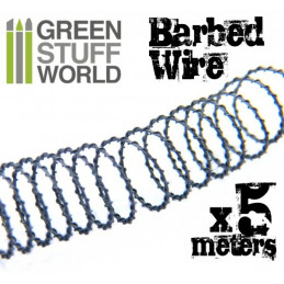 Stacheldraht - Barbed Wire - 1/65-1/72 (20mm) | langer Stacheldraht