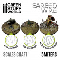simulated BARBED WIRE - 1/65-1/72 (20mm)