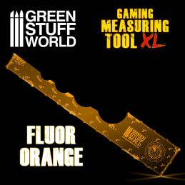 Medidor Gaming - Fluor Naranja 12 pulgadas
