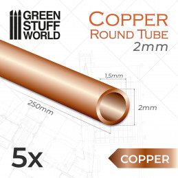 Round Copper tube 2mm | Copper