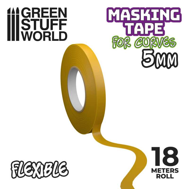 Flexible Masking Tape - 5mm | Masking tape for curves Flexible Masking Tape - 5mm | Masking tape for curves