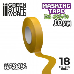 Flexible Masking Tape, Colored & Double Sided for Painters & Automotive