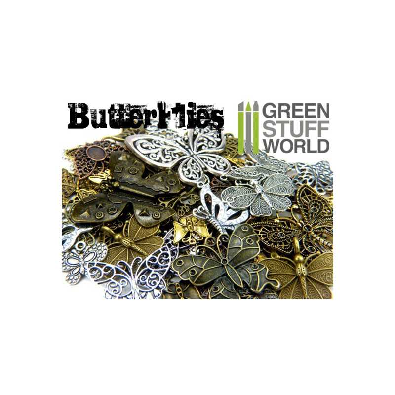 BUTTERFLIES Beads 85gr | OUTLET - Hobby Accessories