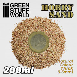Sabbia grossa modellismo 200ml - Naturale | Sabbia per Modellismo