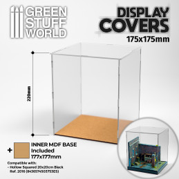 Acrylic Display Case 175x175mm | Miniature Display Cases