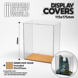 VETRINETTA aperta 115x175mm (22cm altezza) | Vetrinette modellismo