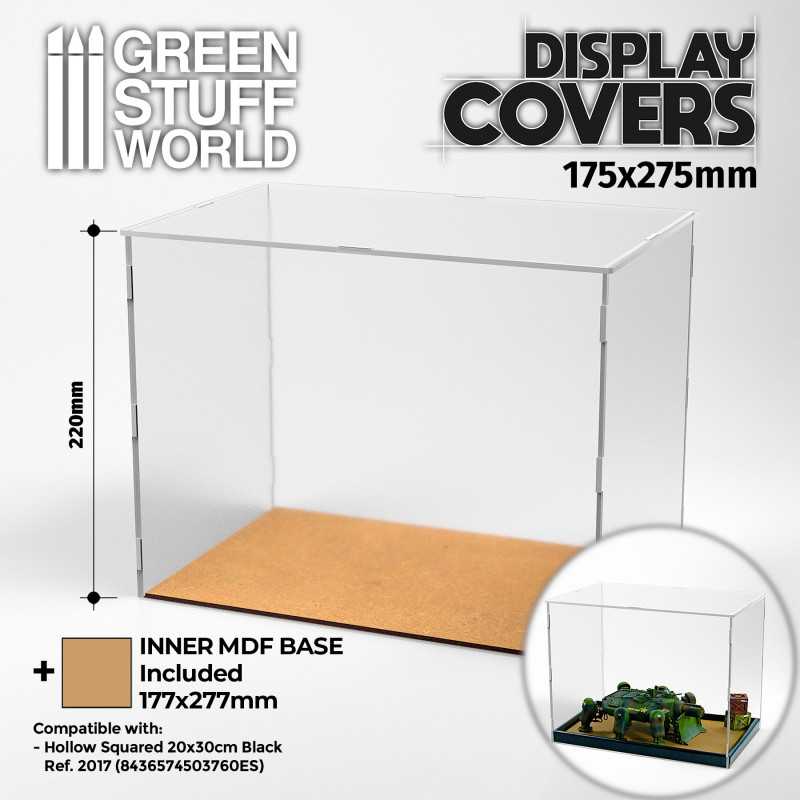 Acrylic display case 175x275mm | Miniature Display Cases