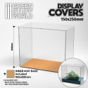 Acrylic Display Covers 150x250mm (22cm high)