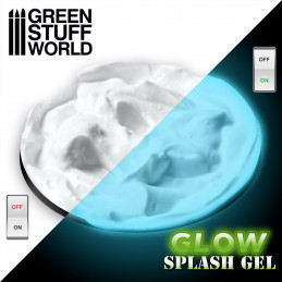 Splash Gel - Azul Espectral Textura Flamigera
