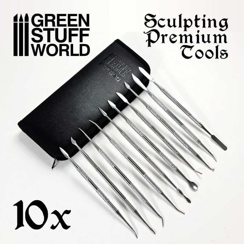 10x Professional Sculpting Tools with case | Metal tools 10x Professional Sculpting Tools with case | Metal tools
