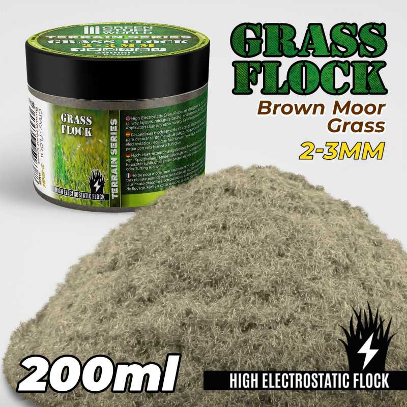 Cesped Electrostatico 2-3mm - Brown Moor Grass - 200ml Cesped 2-3 mm