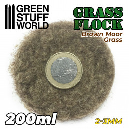 Cesped Electrostatico 2-3mm - Brown Moor Grass - 200ml Cesped 2-3 mm