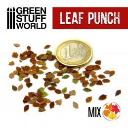 Miniature Leaf Punch RED | Medium 1/35-1/43-1/48