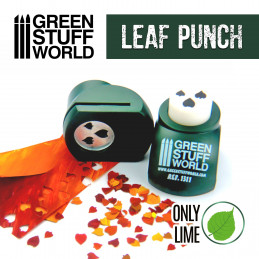 Miniature Leaf Punch DARK GREEN | Big 1/16-1/22-1/30