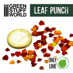 Miniature Leaf Punch DARK GREEN | Big 1/16-1/22-1/30
