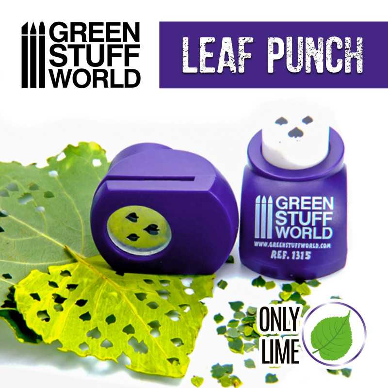 Miniature Leaf Punch DARK PURPLE | Medium 1/35-1/43-1/48