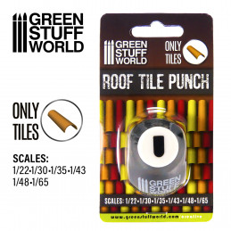 Miniature ROOF TILE Punch | Medium 1/35-1/43-1/48