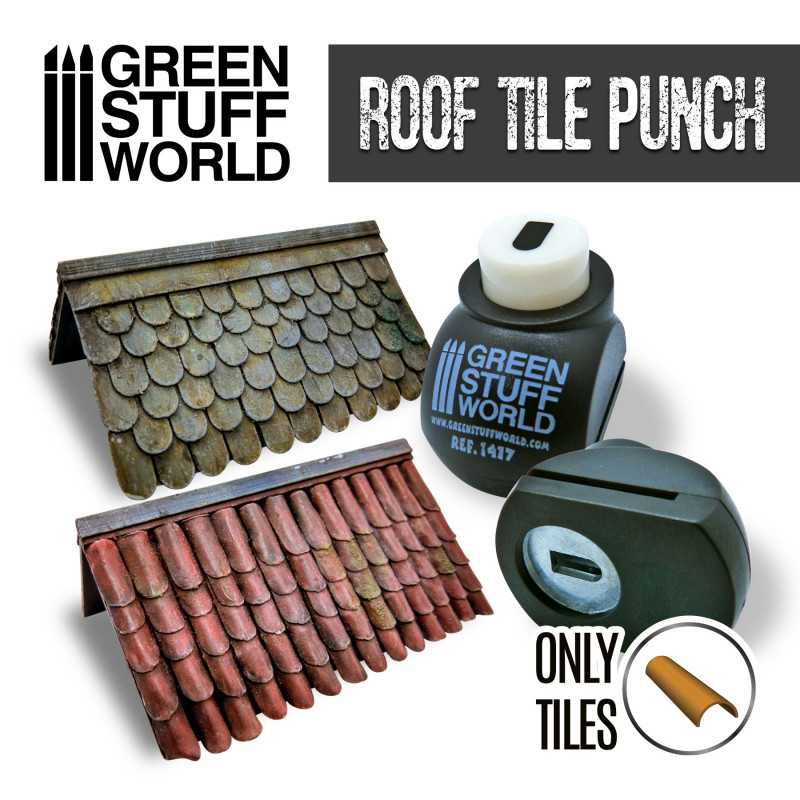 Miniature ROOF TILE Punch | Medium 1/35-1/43-1/48