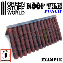 Miniature ROOF TILE Punch