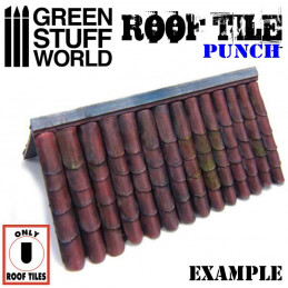 Miniature ROOF TILE Punch | Medium 1/35-1/43-1/48