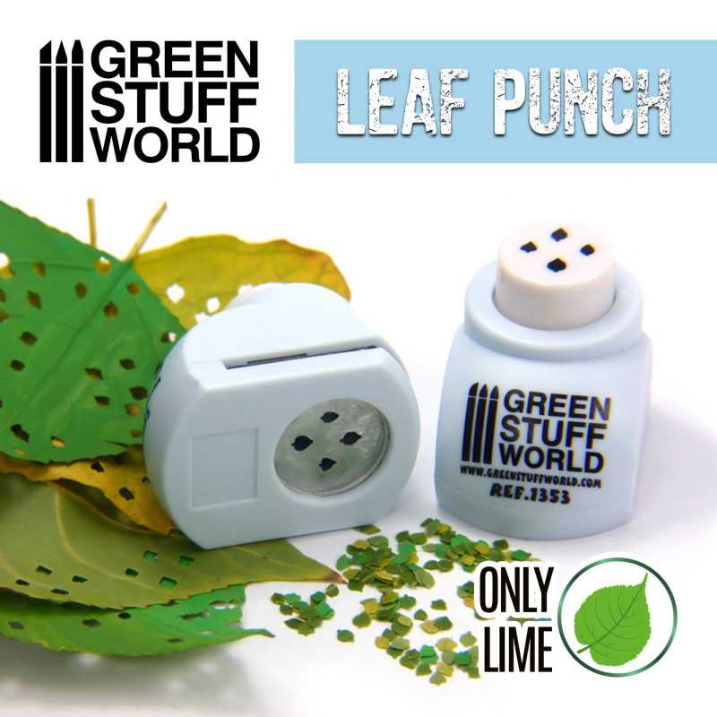 Miniature Leaf Punch LIGHT BLUE | Small 1/43-1/48-1/65
