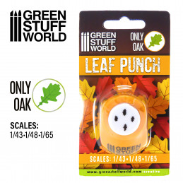 Miniature Leaf Punch ORANGE | Small 1/43-1/48-1/65