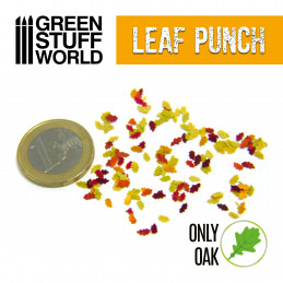 Miniature Leaf Punch ORANGE | Small 1/43-1/48-1/65