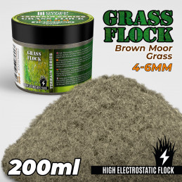 Cesped Electrostatico 4-6mm - Brown Moor Grass - 200ml Cesped 4-6 mm