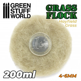 Prato Elettrostatico 4-6mm - HAYFIELD GRASS - 200ml | 4-6 mm